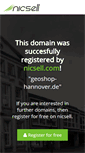 Mobile Screenshot of geoshop-hannover.de