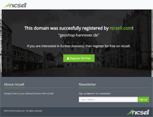 Tablet Screenshot of geoshop-hannover.de